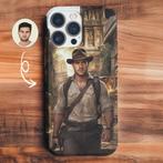 Coque telephone personnalisée photo – Style Indiana Jones, Verzenden, Nieuw, IPhone SE (2022), Frontje of Cover