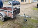 Remorque enkel as (160x100) met nieuwe bodem en steunwiel, Ophalen