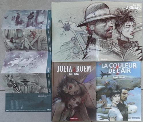 Trilogie Coup de sang: Animal'z - Julia et Roem - La couleur, Boeken, Stripverhalen, Zo goed als nieuw, Complete serie of reeks