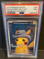 Pikachu Grey felt hat, Hobby en Vrije tijd, Verzamelkaartspellen | Pokémon, Ophalen of Verzenden, Zo goed als nieuw, Losse kaart