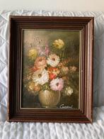 Prachtig schilderij Stillevan met bloemen "Gustavus"., Antiek en Kunst, Ophalen of Verzenden