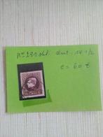Belgique timbre albert 1er grand montenez, Met stempel, Gestempeld, Koninklijk huis, Frankeerzegel