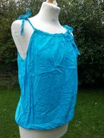 los topje in katoen turquoise taille+elastiek Nieuw TU, Kleding | Dames, Topjes, Maat 38/40 (M), Blauw, Nieuw, Ophalen of Verzenden