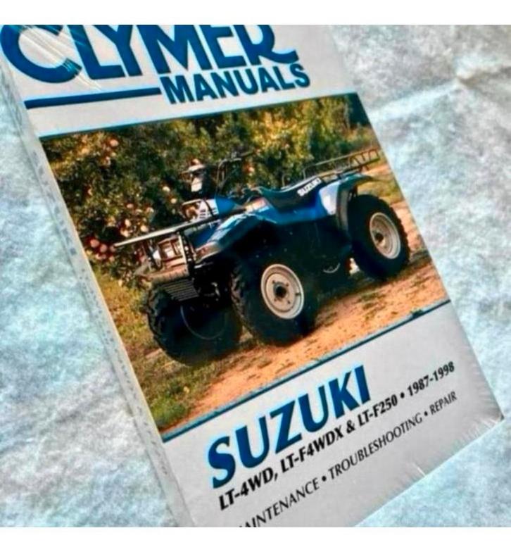 CLYMER Repair-Manual boek voor Suzuki Quad 1987-1998 nieuw, Motoren, Handleidingen en Instructieboekjes, Suzuki, Ophalen of Verzenden