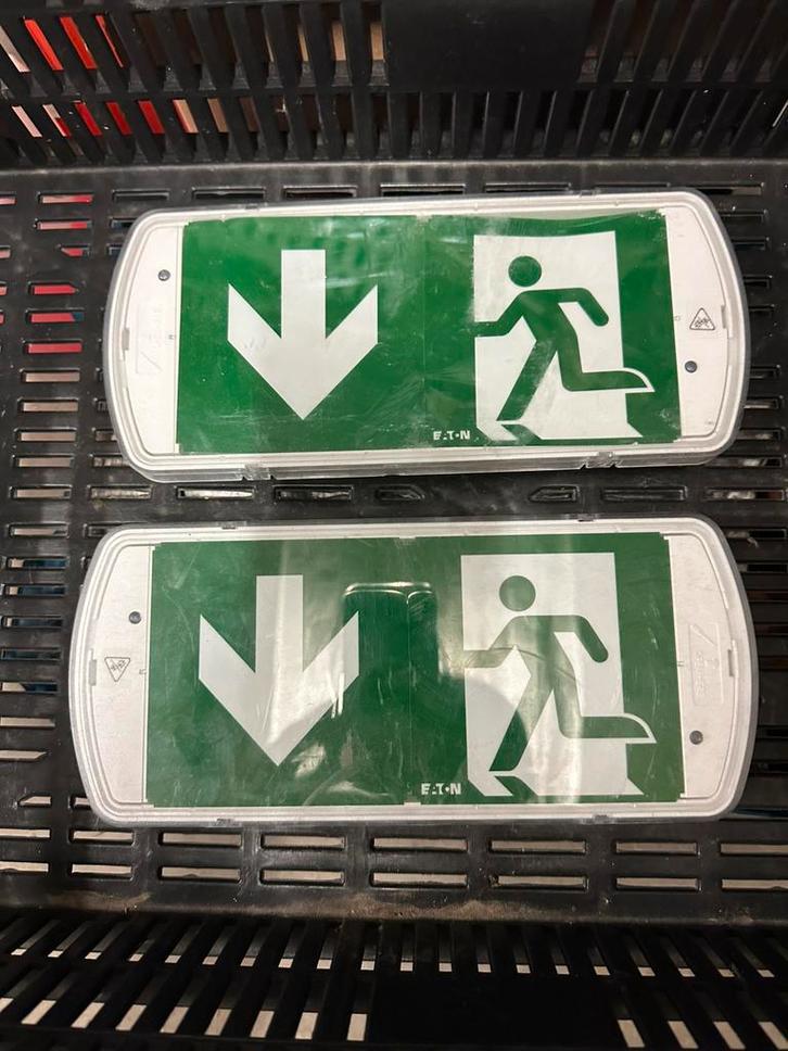 Sortie de secours, Bricolage & Construction, Éclairage de chantier, Comme neuf, Enlèvement ou Envoi