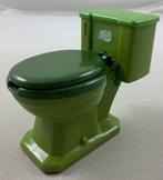 Fleur poupée toilette WC poupée meubles vintage maison de po, Utilisé, Enlèvement ou Envoi, Poupée