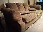 Faux suède zetel voor 3 personen, Ophalen, Gebruikt