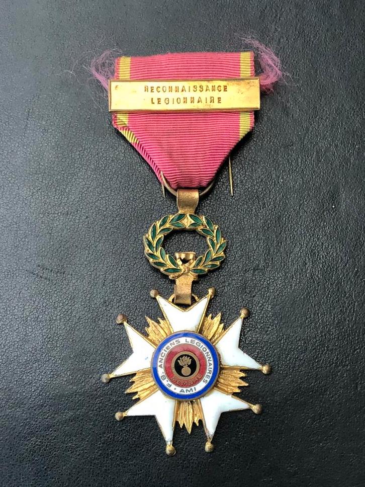 Rare medaille legion etrangere vreemdelingen legioen, Verzamelen, Militaria | Algemeen, Rijkswacht, Lintje, Medaille of Wings
