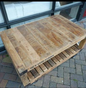 Volhouten salontafel mango hout beschikbaar voor biedingen