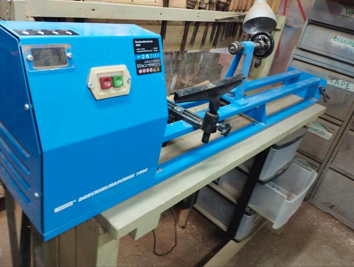 2 houtdraaibanken met toebehoren., Doe-het-zelf en Bouw, Draaibanken, Ophalen