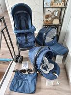 Chicco Trio Sprint 3 in 1 combi - kinderwagen buggy blauw, Overige merken, Kinderwagen, Met autostoeltje, Zo goed als nieuw