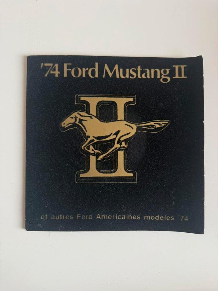 Vinyle 45 Tours ´74 Ford Mustang II Autres Modèles Ford 1974, Cd's en Dvd's, Vinyl Singles, Gebruikt, Overige typen, Overige genres