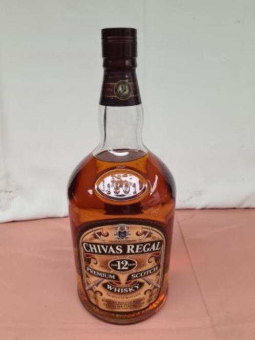 Grote fles Chivas Regal 12 Years 4,5ltr, Verzamelen, Wijnen, Vol, Ophalen