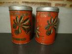 2 oude koffieblikken, Verzamelen, Blikken, Ophalen of Verzenden, Gebruikt, Koffie