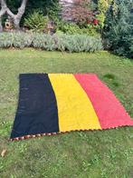 Oude linnen Belgische vlag, Diversen, Vlaggen en Wimpels, Gebruikt, Ophalen of Verzenden