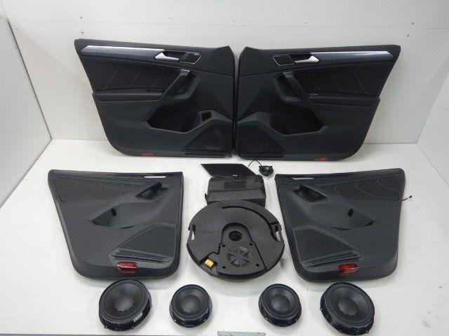 VW Tiguan 5NA R-Line Leer Deurpanelen Dynaudio Speakerset, Auto-onderdelen, Carrosserie, Deur, Volkswagen, Gebruikt, Ophalen of Verzenden