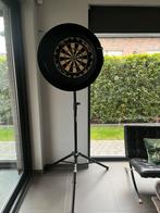 Dartsblok +staander + mat, Sport en Fitness, Ophalen, Zo goed als nieuw