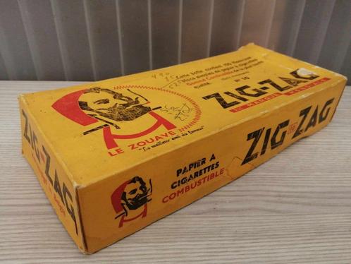 cigarettenblaadjes  ZIG ZAG., Verzamelen, Rookartikelen, Aanstekers en Luciferdoosjes, Zo goed als nieuw, Tabaksdoos of Verpakking