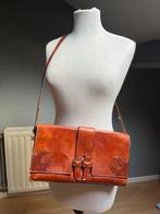 Vintage handtas in topstaat, Handtassen en Accessoires, Tassen | Damestassen, Ophalen of Verzenden, Gebruikt, Bruin, Handtas