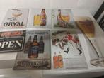 Bier reclame, mancave metalen platen, Verzamelen, Ophalen of Verzenden, Zo goed als nieuw
