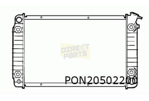 Pontiac Trans Sport (-12/95) (3.1) radiateur OES! 52458688, Auto-onderdelen, Motor en Toebehoren, Pontiac, Nieuw, Ophalen of Verzenden