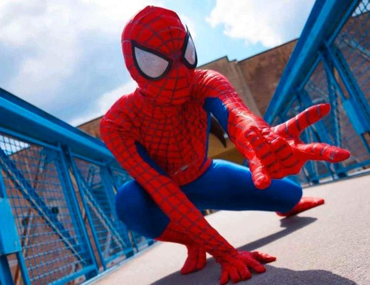 Spider-Man mascotte, Hobby en Vrije tijd, Feestartikelen, Nieuw, Feestartikel, Verzenden