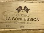 Chateau La Confession 2015 (Wine Advocate 91/100), Collections, Pleine, France, Enlèvement, Vin rouge