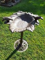 PRACHTIG VOGELBAD IN GEPATINEERD GEGOTEN ALUMINIUM, Tuin en Terras, Tuinvazen, Ophalen of Verzenden, Nieuw