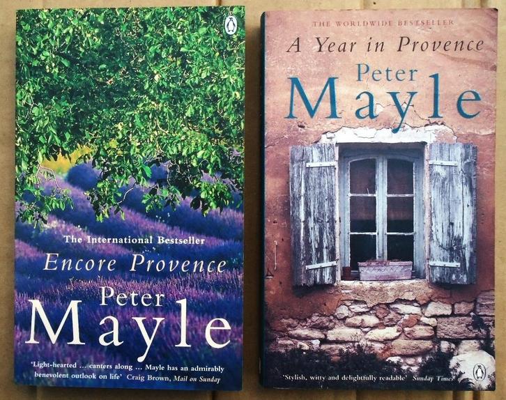 "A Year in Provence"&"Encore Provence"- 1999/2000 - P. Mayle, Boeken, Romans, Gelezen, Europa overig, Ophalen of Verzenden