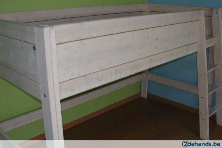 halfhoogslaper, Huis en Inrichting, Slaapkamer | Stapelbedden en Hoogslapers, Gebruikt, Halfhoogslaper, 100 cm, 200 cm, Eenpersoons