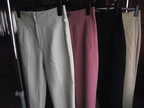 4 pantalons tailleur Zara T40 taille haute, Vêtements | Femmes, Culottes & Pantalons, Porté, Taille 38/40 (M), Autres couleurs