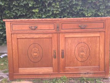 Antieke dressoir, Enlèvement, Utilisé, Rustiek, Avec porte(s)