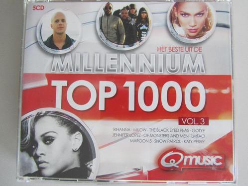 5CD Q-MUSIC "HET BESTE UIT DE MILLENNIUM TOP 1000" (volume 3, Cd's en Dvd's, Cd's | Verzamelalbums, Gebruikt, Pop, Ophalen of Verzenden