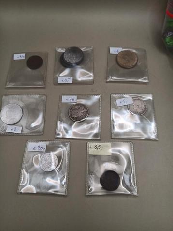 Set antieke munten verschillende landen  beschikbaar voor biedingen