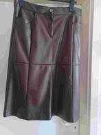 Mayerline - A line rok in faux leer- bruin, Taille 42/44 (L), Mayerline, Enlèvement ou Envoi, Comme neuf