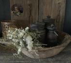 Houten Hoffz  kruik -pot- pot met deksel SALE, Huis en Inrichting, Ophalen of Verzenden