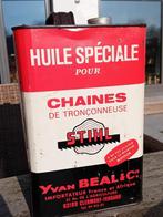 Groot vintage olieblik kettingzaag STIHL 5 liter, Ophalen of Verzenden, Zo goed als nieuw