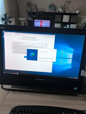 pc allés in een Lenovo 22" beschikbaar voor biedingen