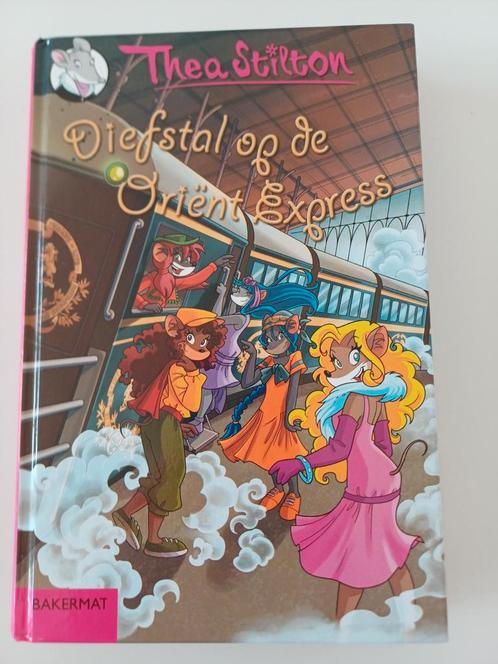 Thea Stilton - Diefstal op de Orient Express, Boeken, Kinderboeken | Jeugd | onder 10 jaar, Gelezen, Ophalen of Verzenden