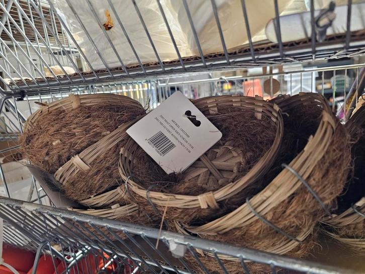 NIEUW Rieten Nest Cocos Ø17 cm - Winkel en Webshop, Dieren en Toebehoren, Vogels | Toebehoren, Ophalen
