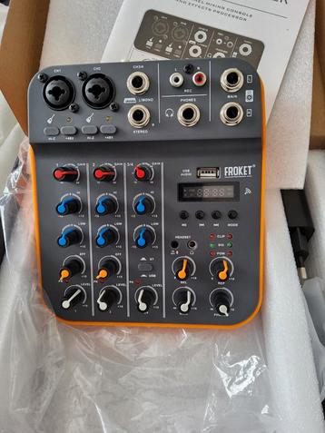 Audio mixer nooit gebruikt  met Bluetooth  beschikbaar voor biedingen