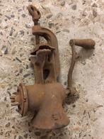 Antieke vleesmolen 30cm, Antiek en Kunst, Ophalen