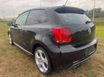 Volkswagen Polo 1.4 GTi DSG (bj 2011, automaat), Auto's, Automaat, Euro 5, Stof, Zwart