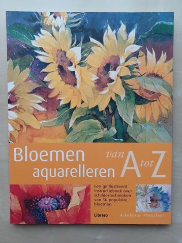 Bloemen Aquarelleren van A tot Z beschikbaar voor biedingen