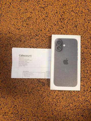  APPLE Iphone 16 128GB zwart!! NIEUW!!  beschikbaar voor biedingen