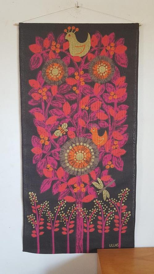 Wandkleed Ulla Scheuer jaren 70, Huis en Inrichting, Woonaccessoires | Wanddecoraties, Zo goed als nieuw, Ophalen of Verzenden