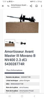 Amortisseur avant renault master 3 2.3DCI movano B NV400, Autos : Pièces & Accessoires, Enlèvement ou Envoi, Renault, Neuf