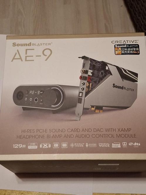 Creative Soundblaster AE-9 interne geluidskaart voor desktop, Computers en Software, Geluidskaarten, Zo goed als nieuw, Intern