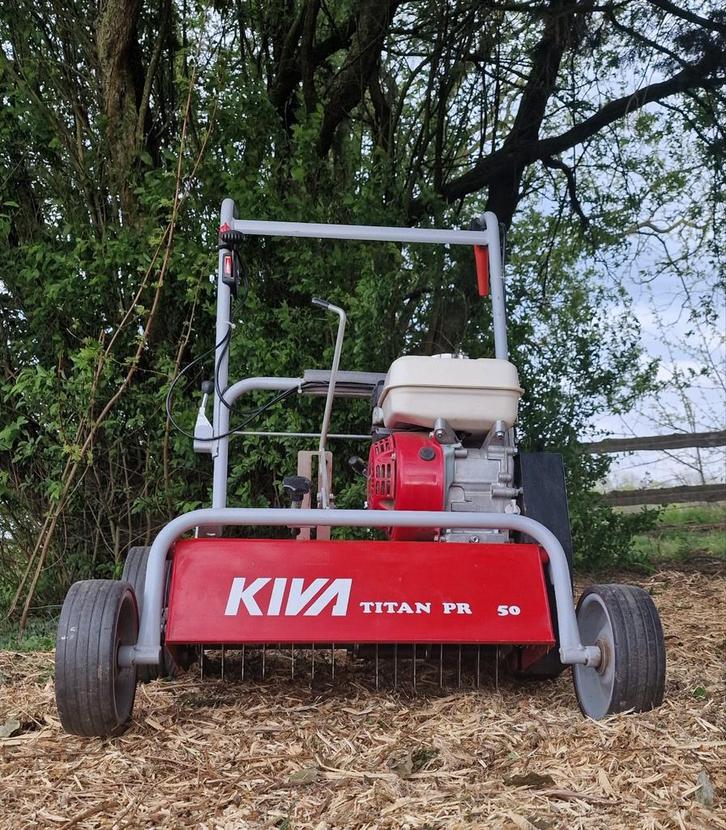Location scarificateur kiva titan pro 50, Tuin en Terras, Verticuteermachines, Zo goed als nieuw, Ophalen