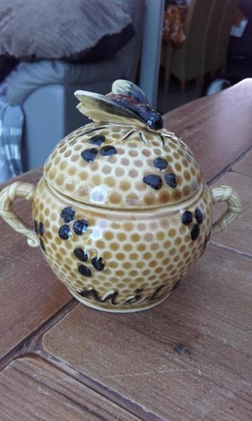 Vintage keramieken honingpotje Meli  1980